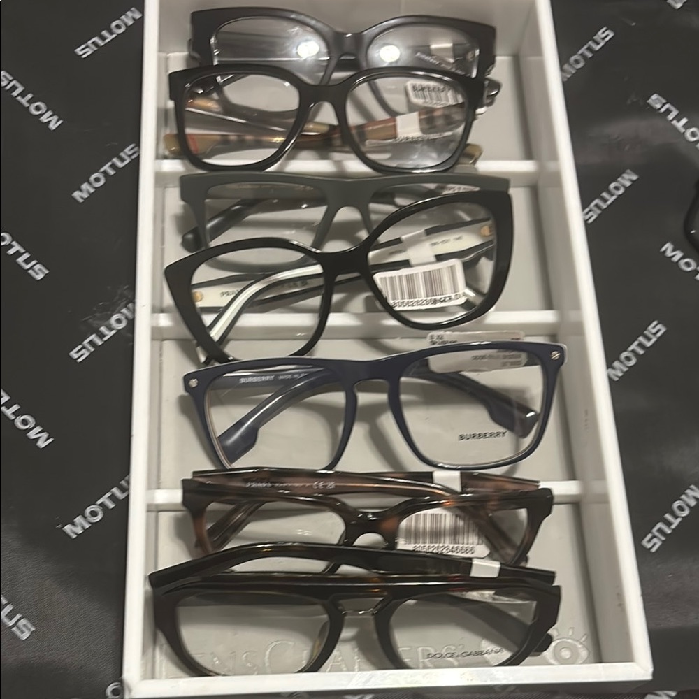 Dolce & Gabbana Black and Blue Glasses Collection